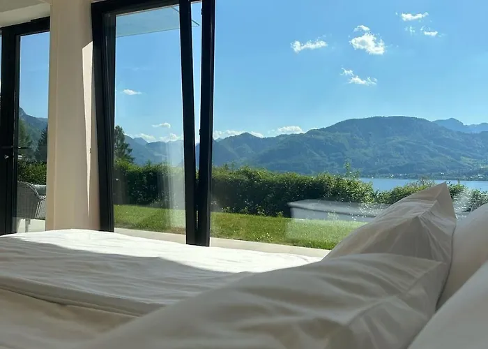 شقة Traumsee Am Traunsee In Mit 180 Grad See- Und Traunsteinblick *